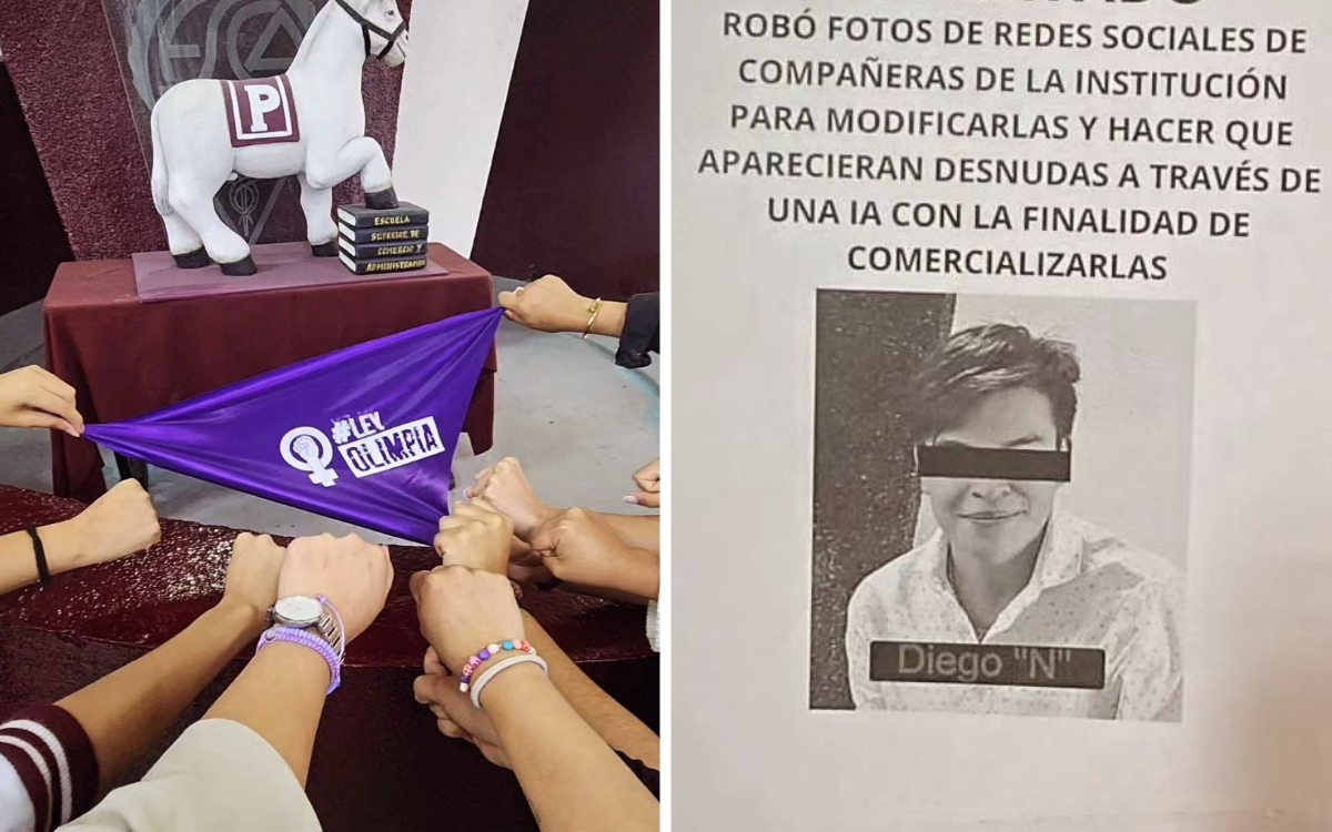 Fiscalía investiga a estudiante del IPN por alterar con IA más de 50 mil fotos de alumnas y venderlas como contenido íntimo