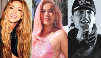 Shakira, Karol G y Peso Pluma dominan las nominaciones latinas a los MTV europeos