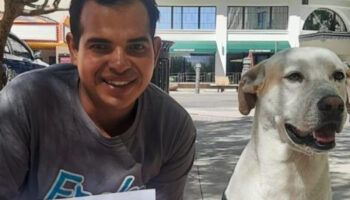 Ríos y su perro Beethoven lograron migrar de Venezuela a EU