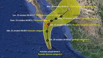 ¡Alerta BCS! Conagua advierte que huracán 'Norma' tocará tierra