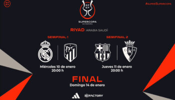 Abrirá Derbi Madrileño la Supercopa de España 2024 en Riad | Tuit