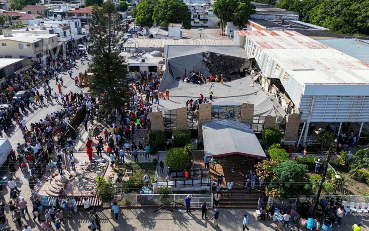 Sube a 11 los muertos por el colapso de iglesia en Tamaulipas