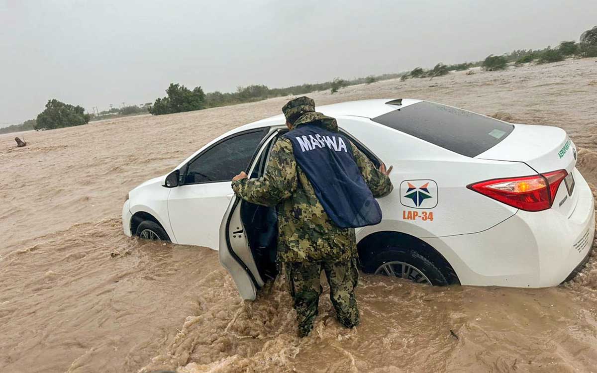 Tormenta ‘Norma’ provoca tres muertos y daños materiales en BCS y Sinaloa