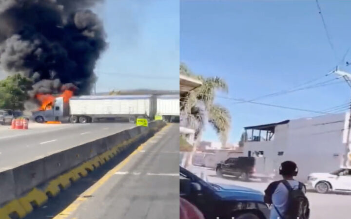 Reportan enfrentamientos y 'narcobloqueos' en Ocotlán, Jalisco