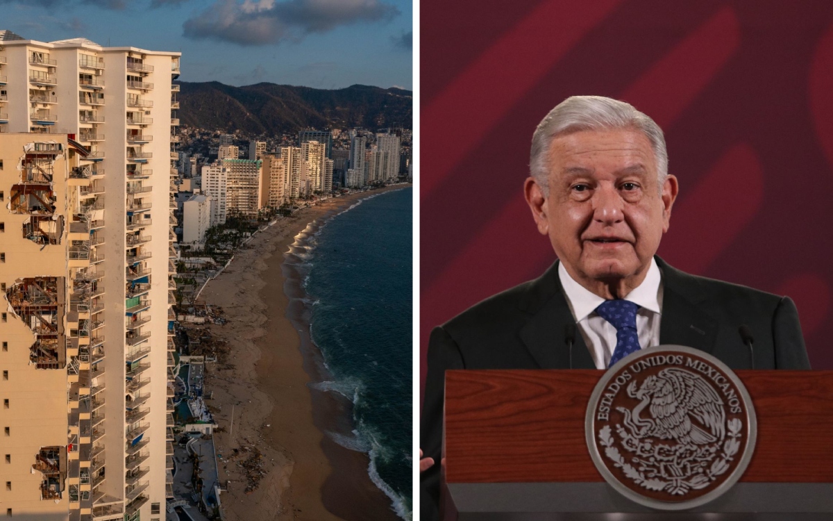 AMLO promete 3 mil cuartos de hoteles y torneo de tenis en Acapulco tras Otis