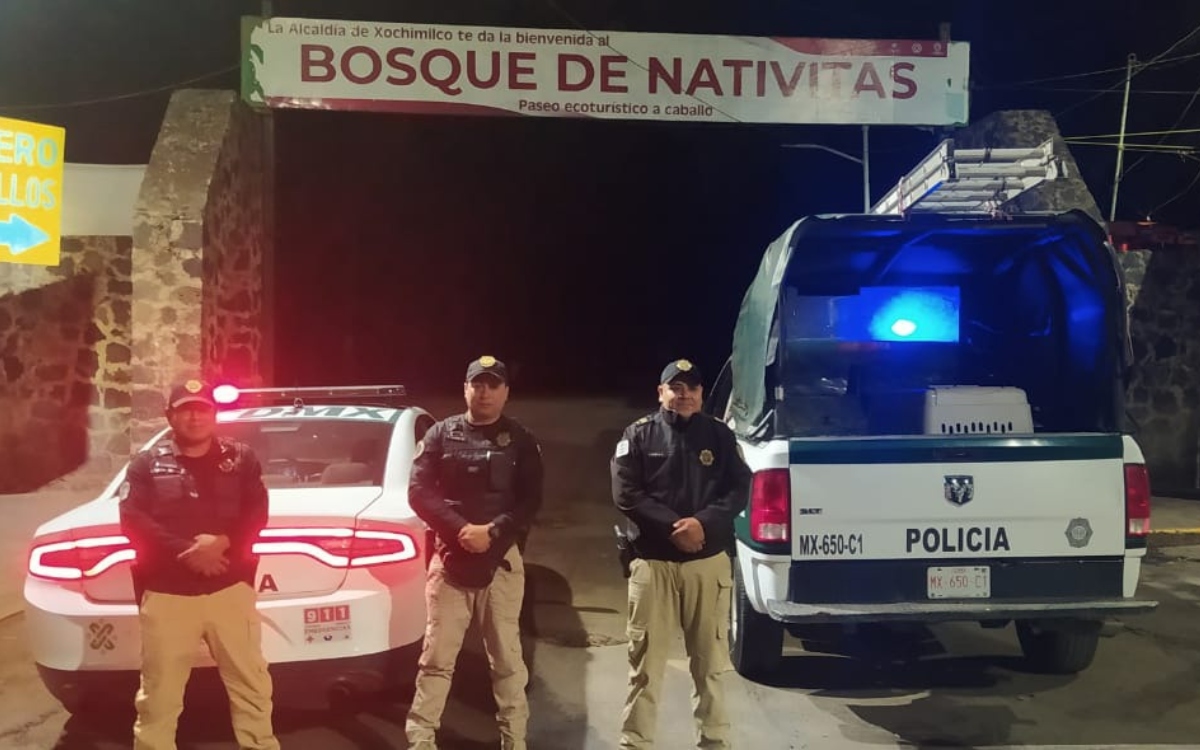 Por asesino serial de perros, policía implementa operativo en Bosque de Nativitas, Xochimilco