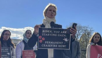 La actriz Cynthia Nixon, de 'Sex and the City', en huelga de hambre por el alto el fuego en Gaza