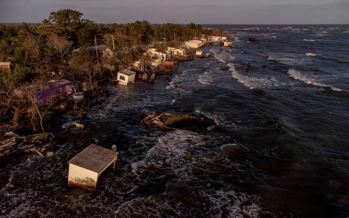 Cambio climático: Comunidad El Bosque pierde 35 casas más al aumento de nivel del mar