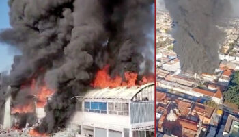 Incendio consume bodega en el Centro de la Ciudad de México