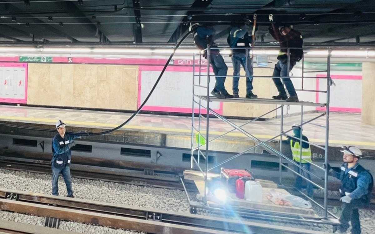 Anuncian cierre de tramo dos de la Línea rosa del metro para remodelación