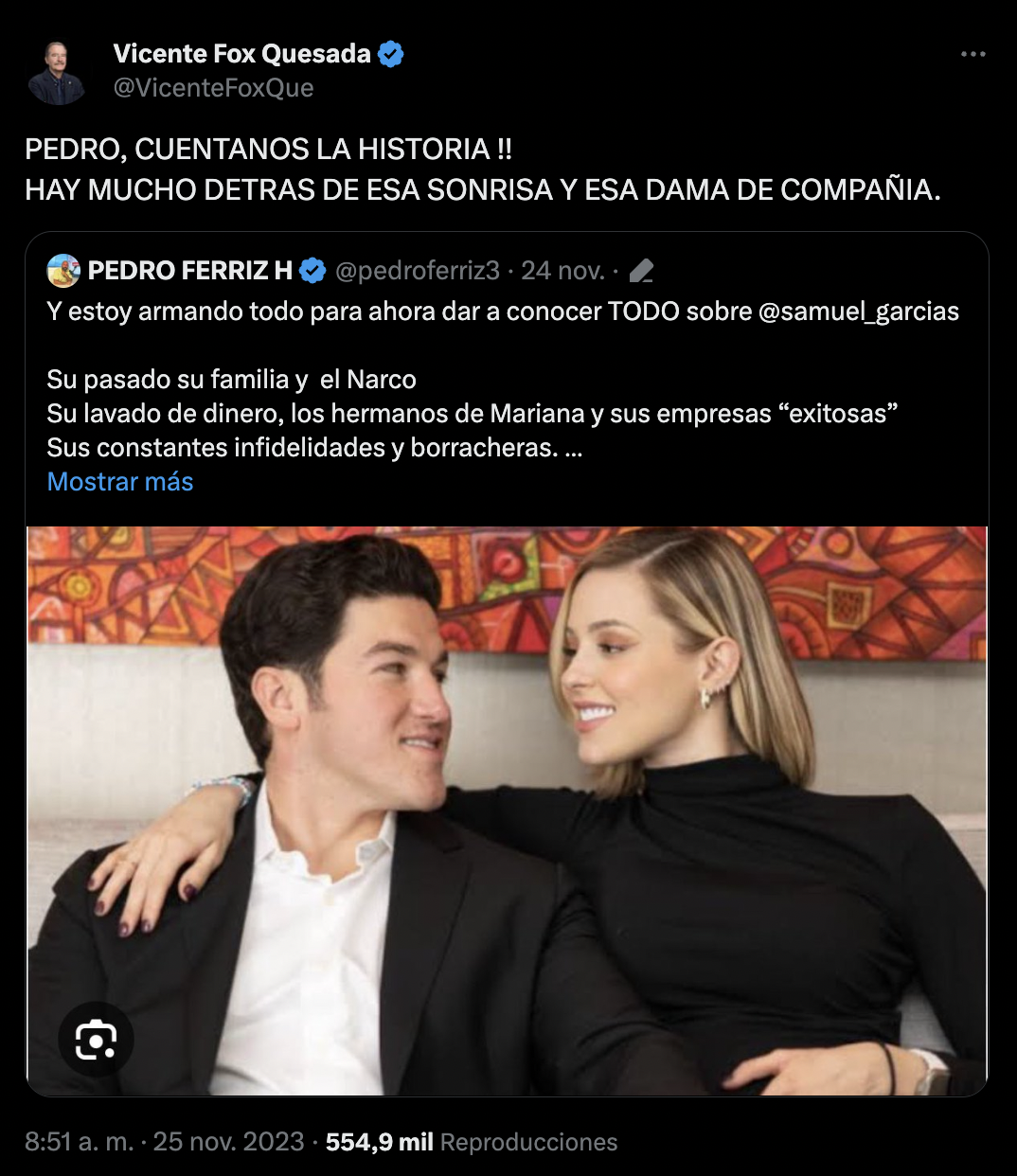 ‘desaparece’ cuenta de fox tras insulto a mariana rodríguez