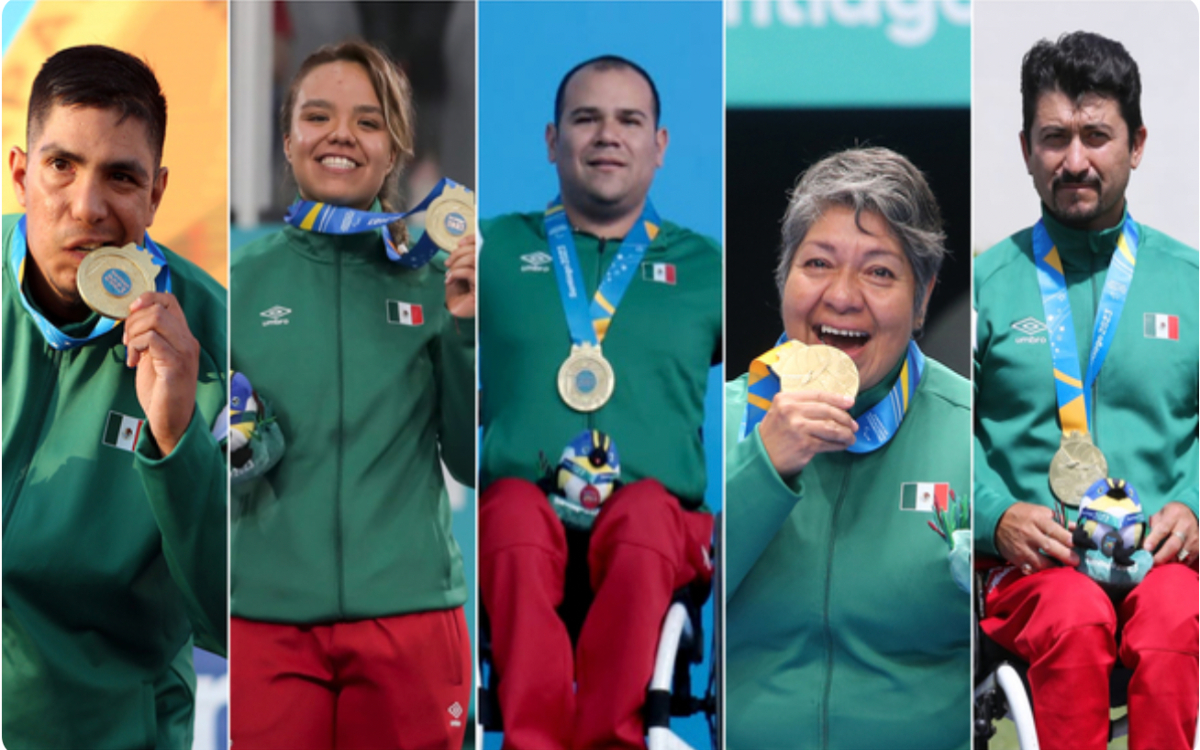 México finaliza cuarto en los Juegos Parapanamericanos Santiago 2023