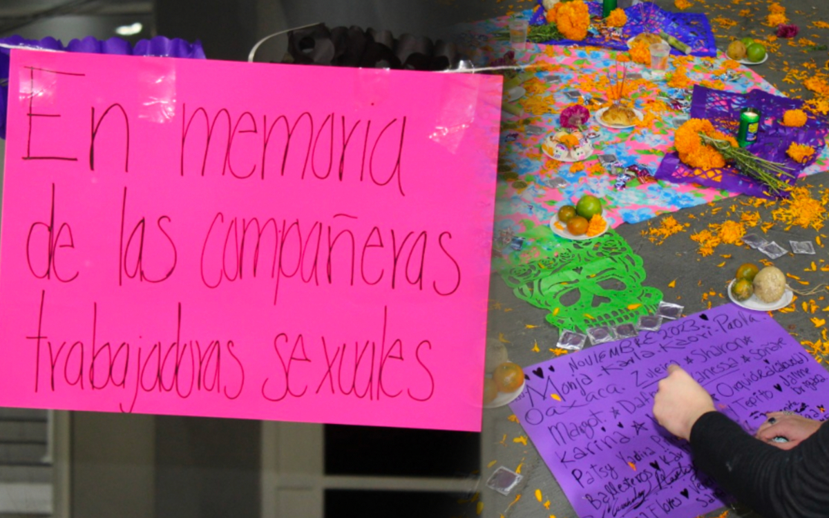 Día de Muertos | Trabajadoras sexuales trans homenajean a compañeras asesinadas