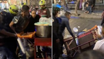 Policías CDMX tiran puesto de elotes de familia; denuncian abuso de autoridad | Video