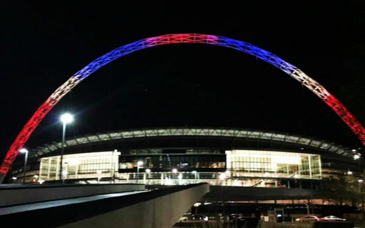 No usarán más el arco del Estadio Wembley con motivos políticos | Video