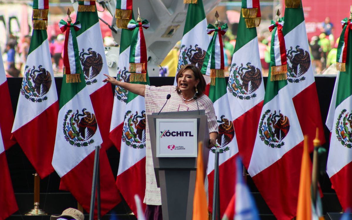 Xóchitl Gálvez emuló discurso de Colosio; dijo que México aún tiene ‘hambre y sed de justicia’