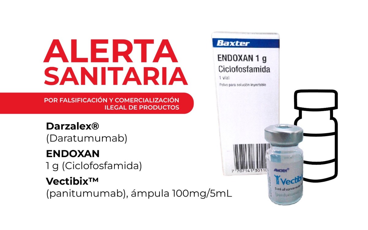 Cofepris alerta por falsificación y comercialización ilegal de medicamentos oncológicos