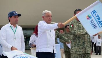 AMLO celebra la construcción de 12 obras durante 2023