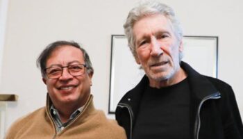 Gustavo Petro y Roger Waters se reúnen y hablan sobre ‘el genocidio en Palestina’