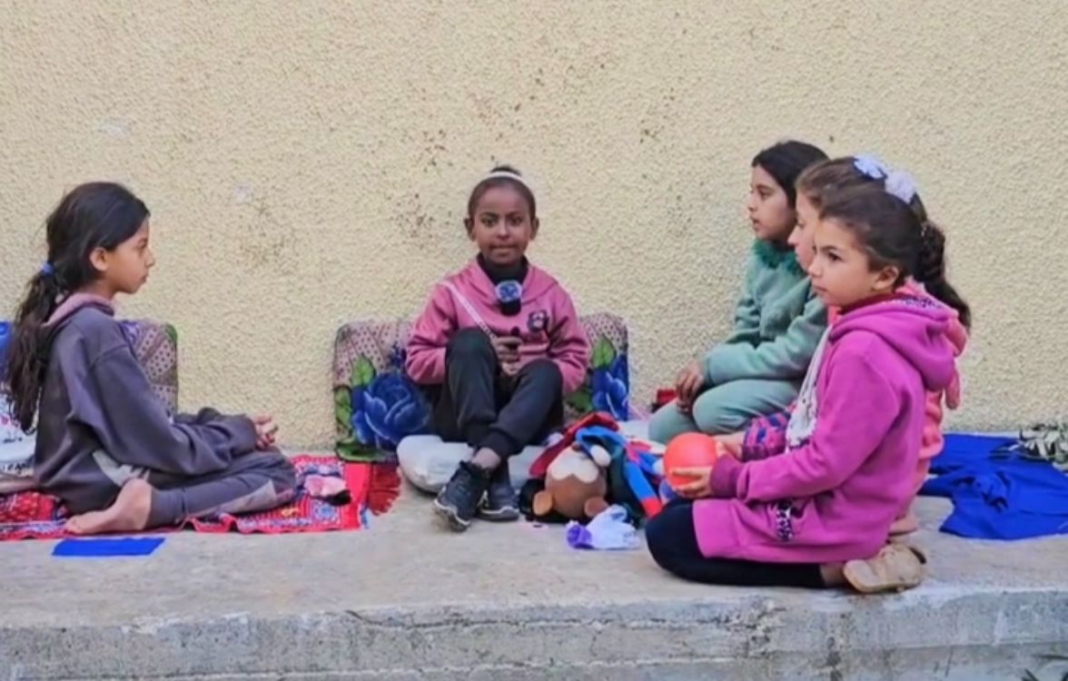 9-year-old girl reports from Gaza |  video