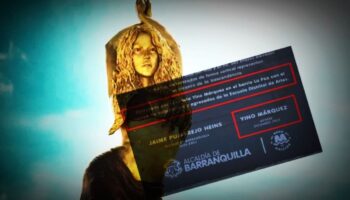 Estatua a Shakira en Barranquilla: un desliz ortográfico no pasa desapercibido
