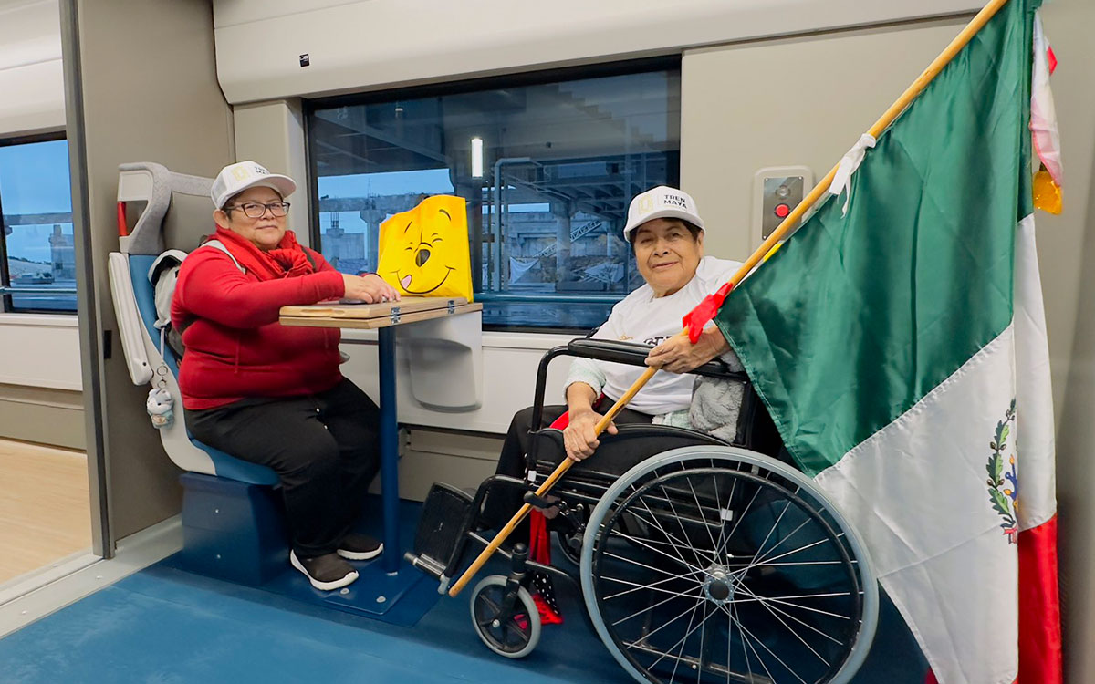 Así se vivió el primer viaje con turistas en el Tren Maya