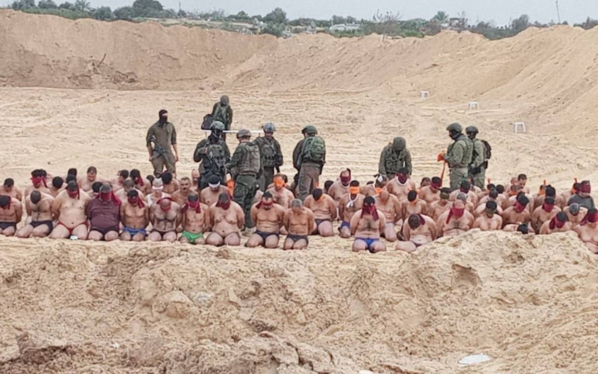 Strong images |  ‘Disturbing’ images of half-naked Palestinians detained by Israeli soldiers: UN