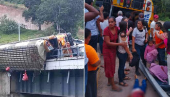 Videos | Trágico accidente de autobús deja al menos 19 muertos en Nicaragua