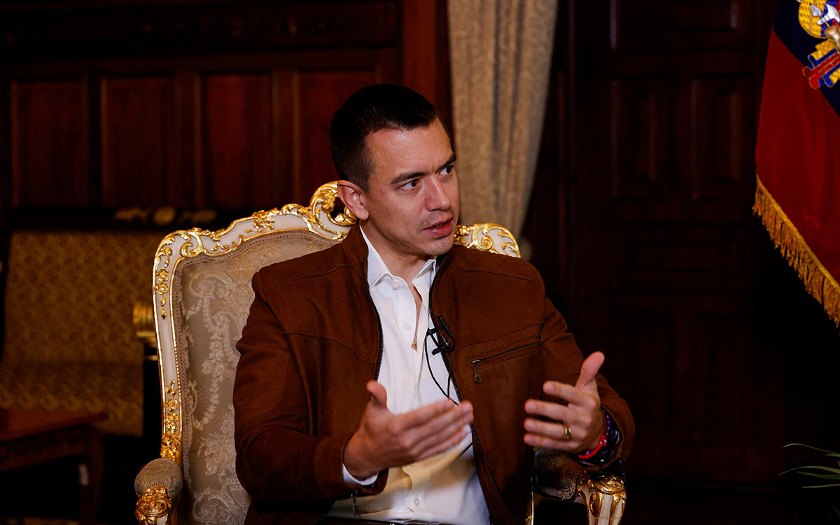 Daniel Noboa: Ecuador is in a “state of war”