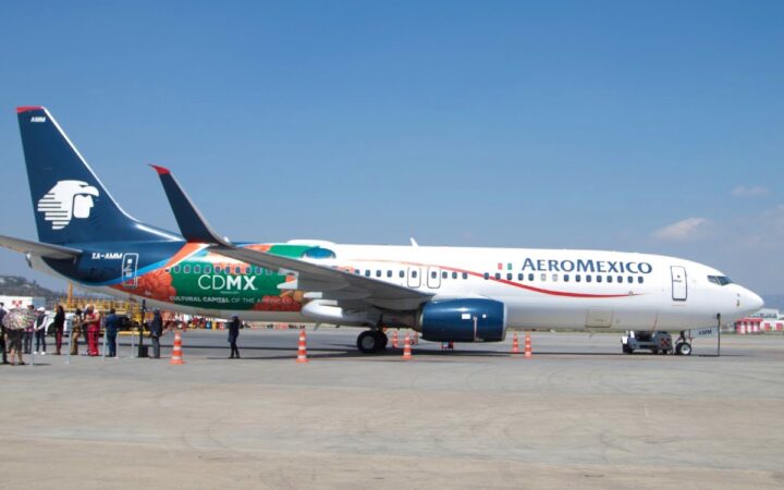 Aeroméxico ha cancelado 83 vuelos por revisión de aviones Boeing 737 MAX-9 Aeroméxico ha cancelado 83 vuelos por revisión de aviones Boeing 737 MAX-9