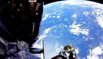 Nave espacial se quema en la atmósfera de la Tierra, este fue su último video