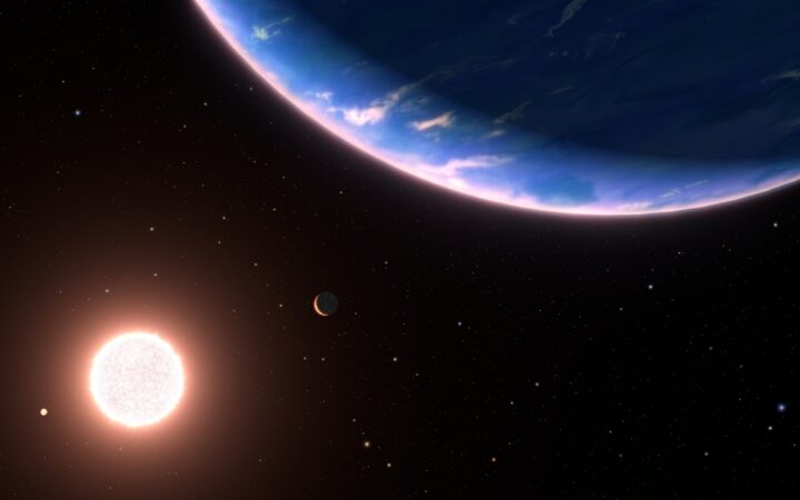 Hubble descubre vapor de agua en atmósfera de exoplaneta más pequeño