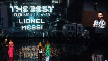 Lionel Messi y Aitana Bonmatí reciben el premio FIFA The Best