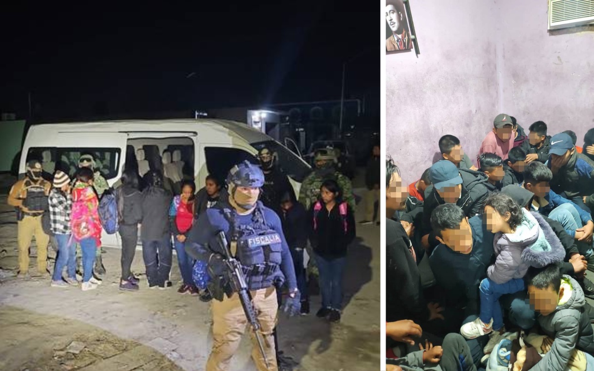 Rescatan a 61 migrantes en Reynosa, Tamaulipas