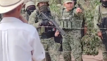 'Te tengo ubicado cabrón': Militar a habitante de Chicomuselo | Video