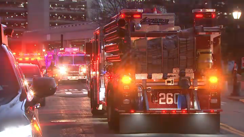 What’s happening on Roosevelt Island in New York?  Firefighters and police arrived at the scene
