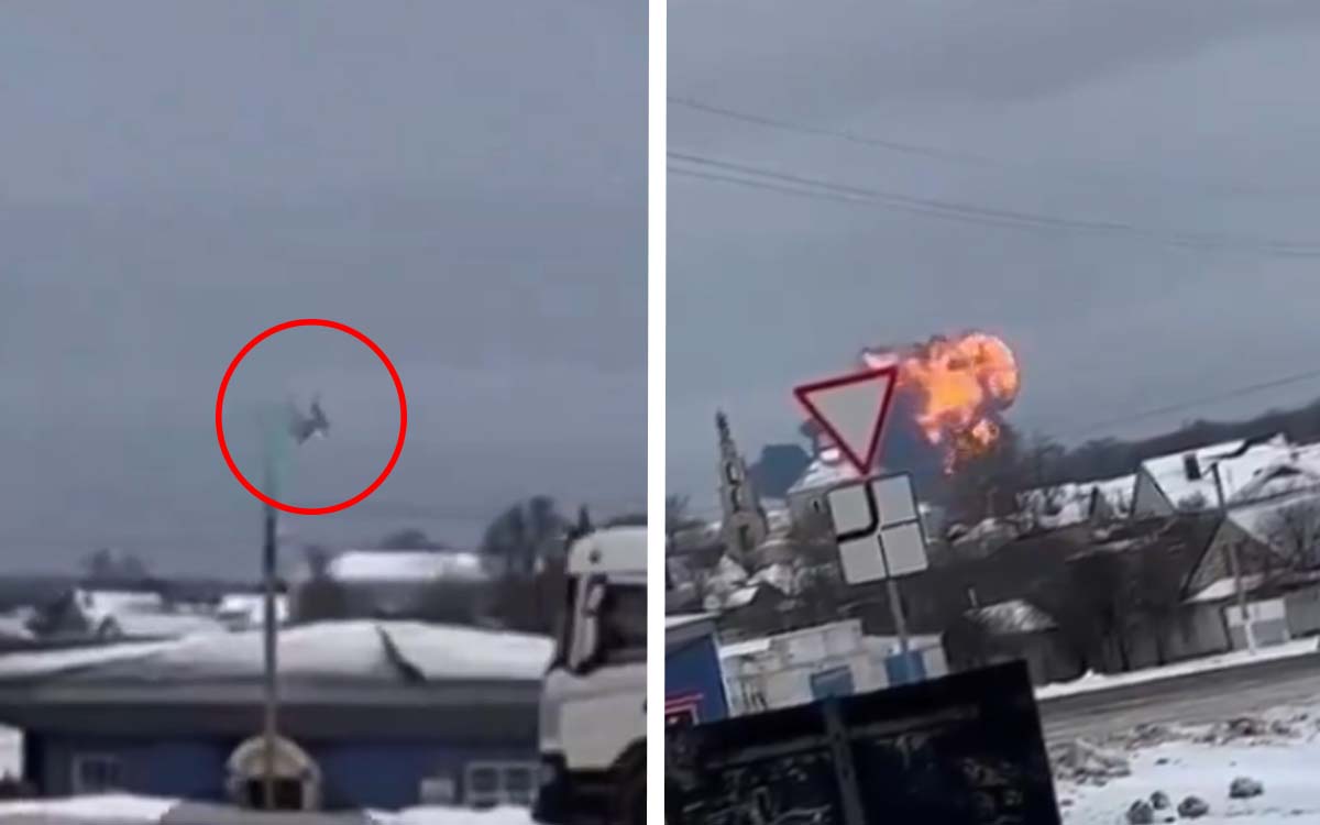 What is known about the plane that crashed in Russia?