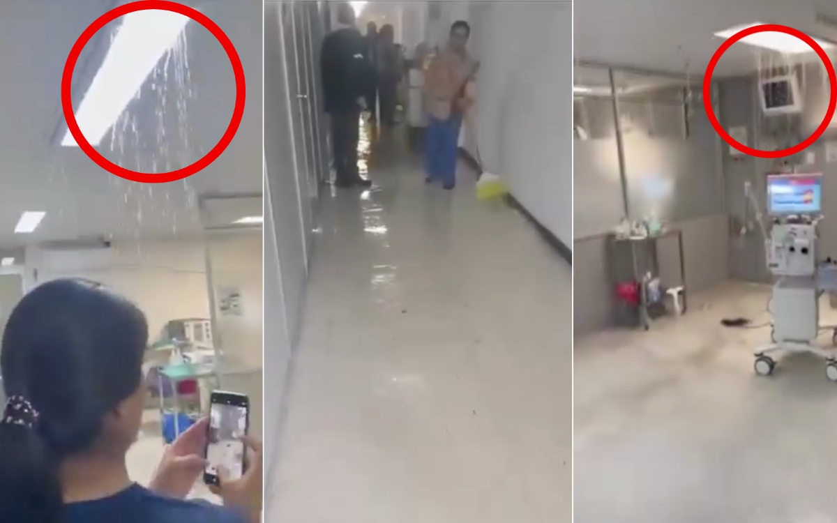 Videos | Se inunda terapia intensiva de hospital del ISSSTE en Hermosillo, Sonora