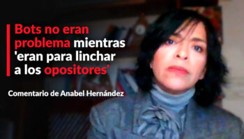 'Bots' no eran problema mientras 'eran para linchar a los opositores': Anabel Hernández