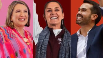 Elecciones 2024 | Sheinbaum pide respeto a Milei; Xóchitl elimina imágenes con logo del INE; Máynez denuncia censura a spots