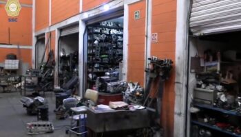 Encuentran almacenes con 30 toneladas de autopartes robadas en la Cuauhtémoc