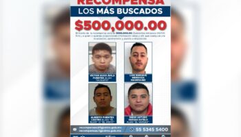 Estos son los 4 presuntos delincuentes más buscados de la CDMX
