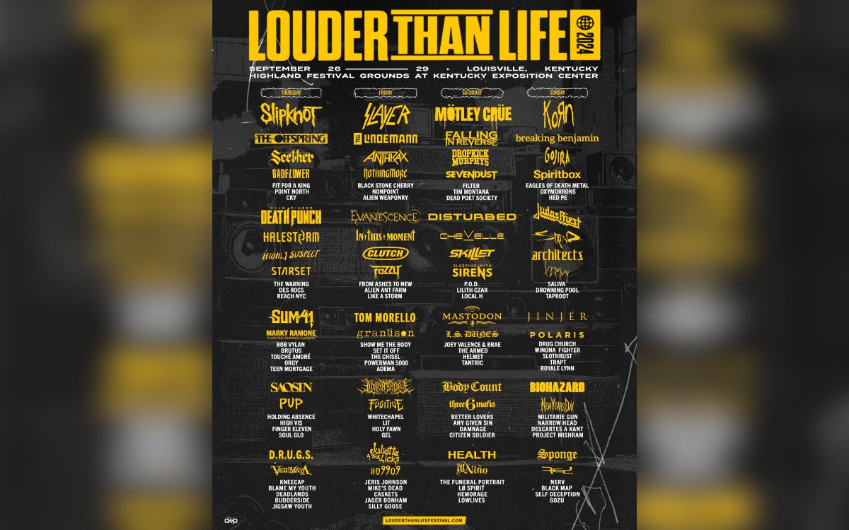 ¿Vuelve Slayer? Aparece como headliner del festival 'Louder than Life