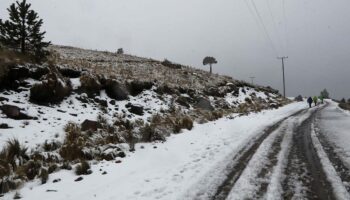 Entrada del frente frío 34 mantendrá condiciones para caída de nieve en el norte de México