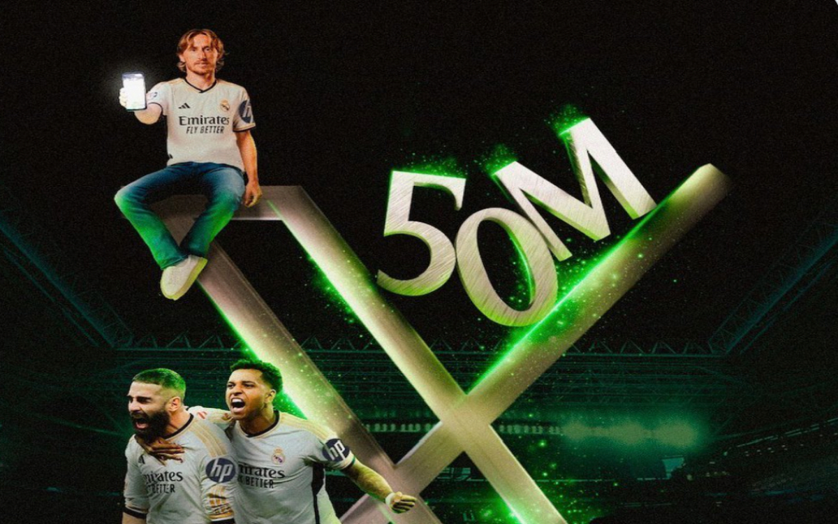 Presume Real Madrid ser el primer club en alcanzar 50 millones de seguidores en X