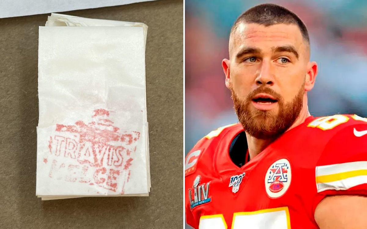 DEA incautó fentanilo en bolsas con imagen de Travis Kelce antes del Super Bowl LVIII