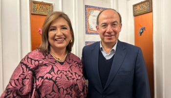 Xóchitl Gálvez se reúne en Madrid con Felipe Calderón