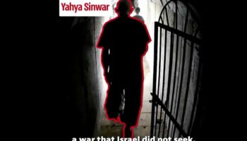 Israel publica video del líder de Hamás huyendo por un túnel