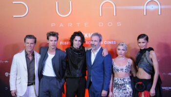 Zendaya y Timothée Chalamet llegan a México para presentar 'Dune'