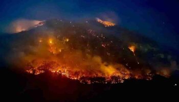 Reportan 11 incendios activos en Oaxaca